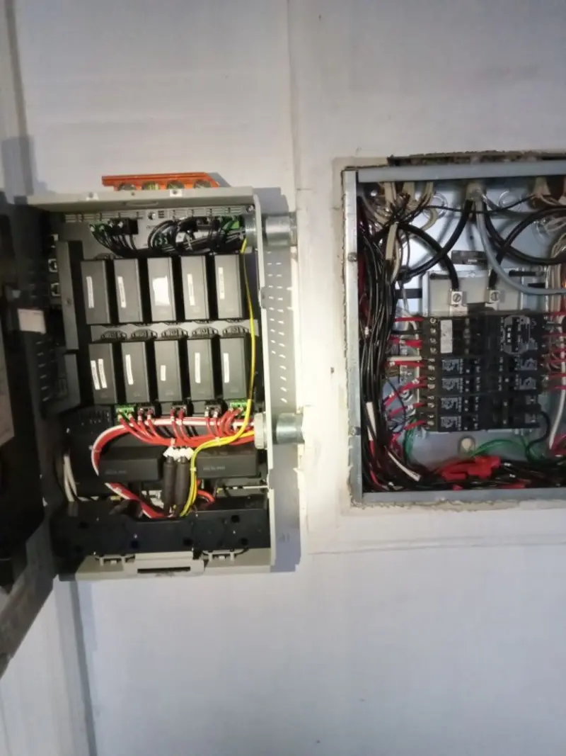 Electrical panel upgrade completed for Security Camera Wiring in Suisun City
